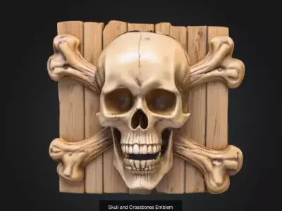 Pirate Relics and Fantasy Props Collection 3D Model Pack
