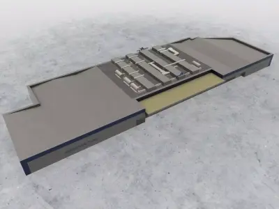 LYTV Terminal Low-poly 3D model