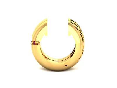 Diamond Earrings 3D print model