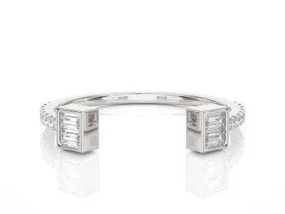 Light Minimalist Diamond Ring 3D print model purchase