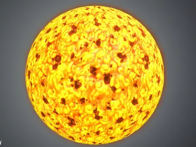 Stylized Lava Vol 35 - Hand Painted Textures Texture