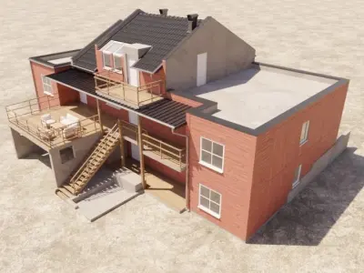 Redhouse 3D model