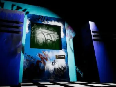abandoned door 3D model