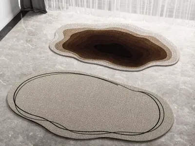 Modern carpet 3D model