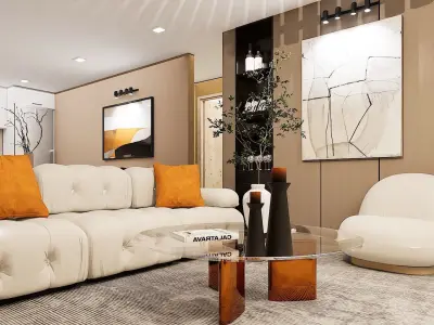 CASA MODERNA - MODELO 3D COMPLETO - INTERIOR Y EXTERIOR 3D print model