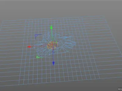 Pothole -design 1 Low-poly 3D model