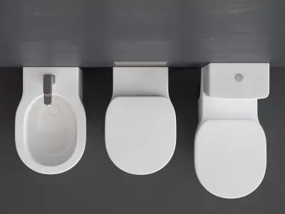 Ideal Standard Connect WC Low-poly 3D model