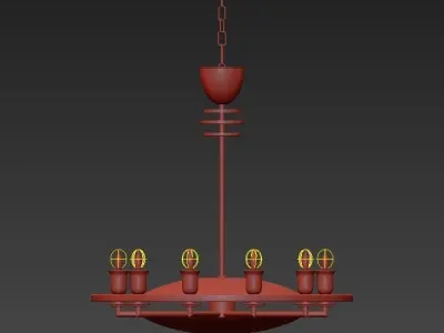 Bainbridge Chandelier 3D model