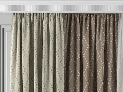 Curtain Set 147 3D model