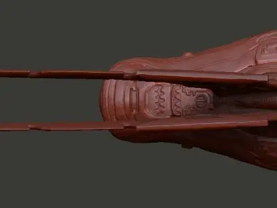 Fugitive Predator Gauntlet computer and blades 3D model