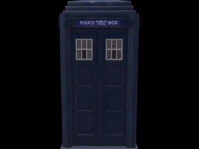 Mark 2 Metropolitan Police Box 3D model