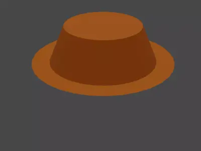 Classical Cowboy Hat  3D model