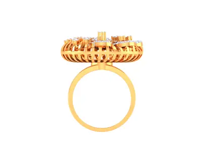 Women Ring MTL 3dm STL OBJ FBX Details 3D print model 15