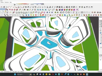 CONTEMPORARY 3D MODEL  3D model