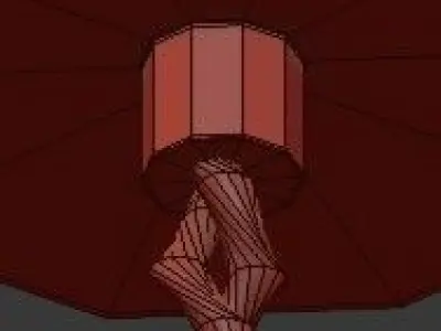 Untitled crystal bulb - gold 3D model