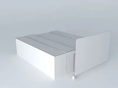 Bedroom using Thorn light fittings and Bene Furniture Free 3D model