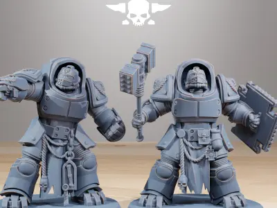 Socratis Vanguard Melee Unit 3D print model