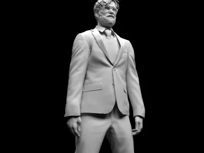 Jurgen Klopp Coach Stl Model 3d printing 3D print model