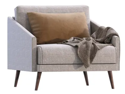 Armchair SEVILLE by Cazarina 3D model