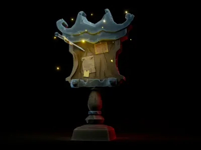 Ancient Trails Orienteering Relic Orienteering board 3D model