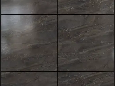 Decovita Nordic Sky Anthracite 600x1200 3D model