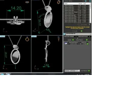 Women Pendant 3D print model