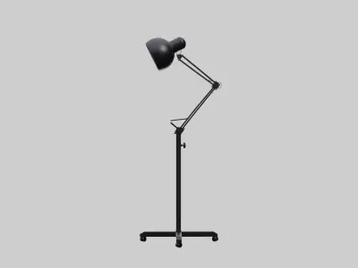 Medical Spotlight Low-poly 3D model