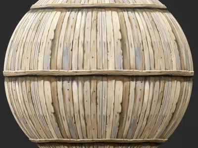 Stylized Wood Fence Seamless Texture  Texture