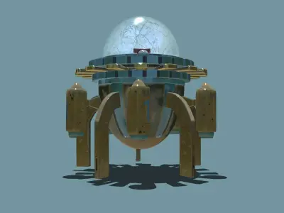 DBZ Trunks Future Machine  3D Model 3D model