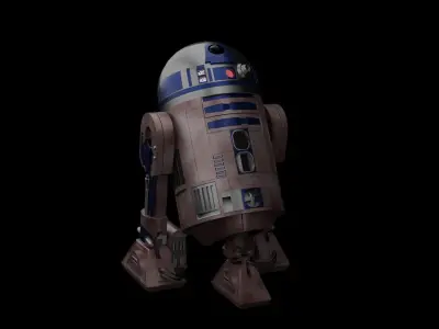 R2-D2 star wars r2d2 3D model