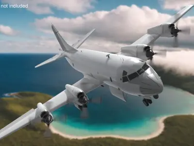  Orion Maritime Surveillance Aircraft Rigged 