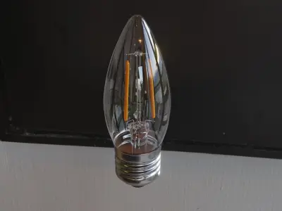 Candle Light Bulb 3D model