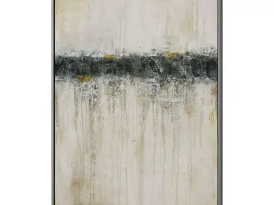 Abstract Painting Frame set 3D model 781