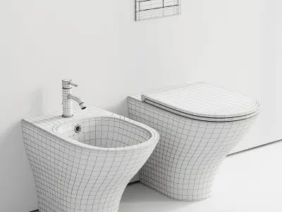 Kerasan Aquatech WC 3D model