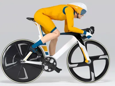  Track Cyclist Animated HQ Standard License 