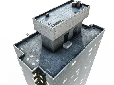 580 Collins Street tower 3D model