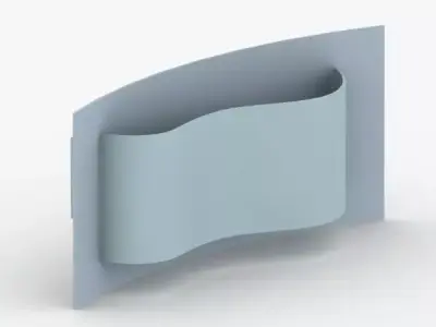 1480 - Bra Lamp Low-poly 3D model