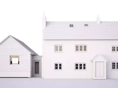 British House Hale Oak Road 3D model