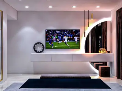 Modern European style bedroom 3D model