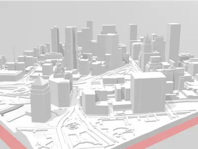 Manhattan New York City  3D print model FREE DAWNLOAD Free 3D print model