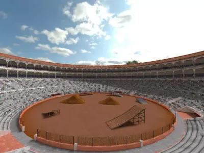 Game Arena Stadium 3D model