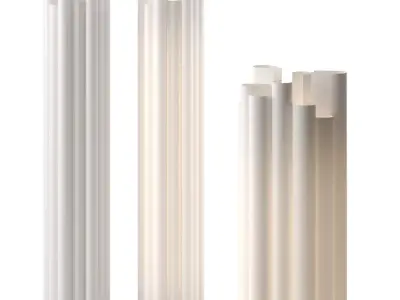 Vertical Nest floor lamp by Tacchini 3D model