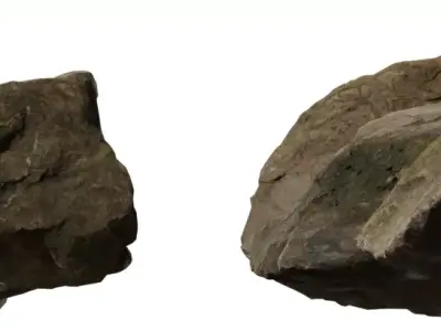 Game Ready Rock Pack Low-poly 3D model