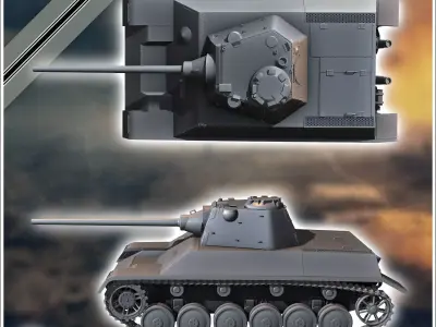 Panzer IV Ausf K with Schmalturm turret - Germany Eastern Wester 3D print model purchase