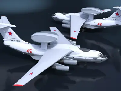  Beriev A 50 Aircraft Simplified 
