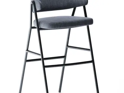 Bar stool Chia by Parla Design 3D model