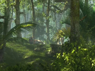 Tiger Forest 3D model