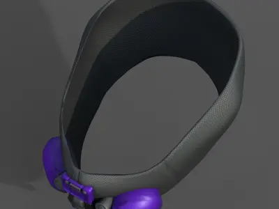 Gad mask respirator scifi futuristic 3d model  Low-poly 3D model