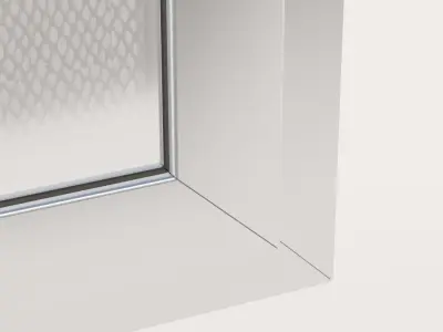 Sliding window 2 sizes with bug screen 3D model
