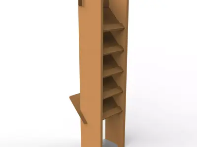 Point of Sale Cardboard Display Stand Texture